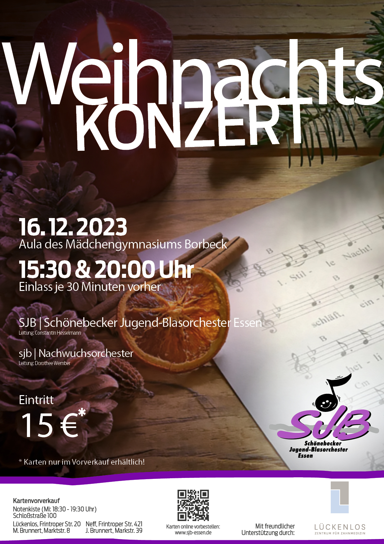 Read more about the article Weihnachtskonzerte des Schönebecker Jugend-Blasorchesters Essen
